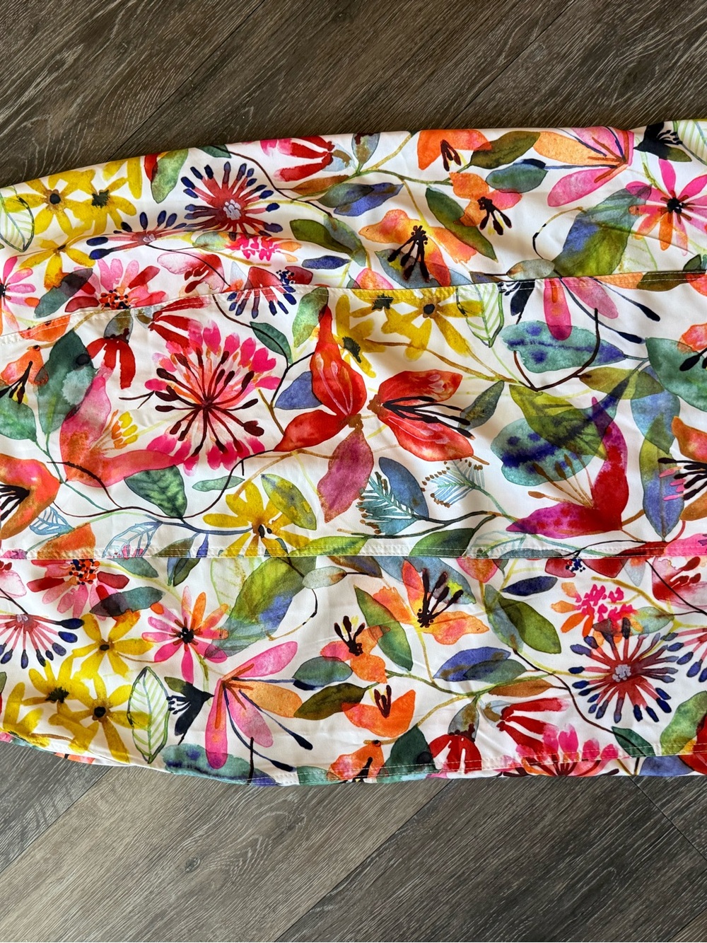NEW RIP Skirt Hawaii Length 3 Wildflower Watercolor Pockets Quick Dry MEDIUM - Picture 14 of 14